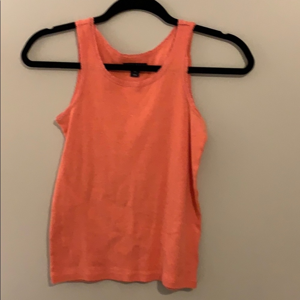 orange/pink gap tank top